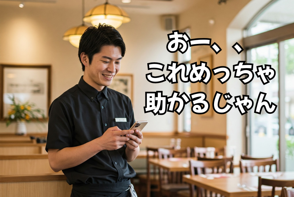 飲食店の方々に役立つサービス